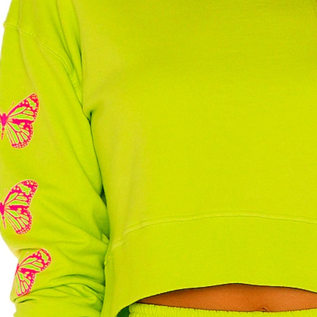 Frankie's Bikinis 3 Piece Set (Sweatpant, Tank, Sweatshirt, Color Grass)